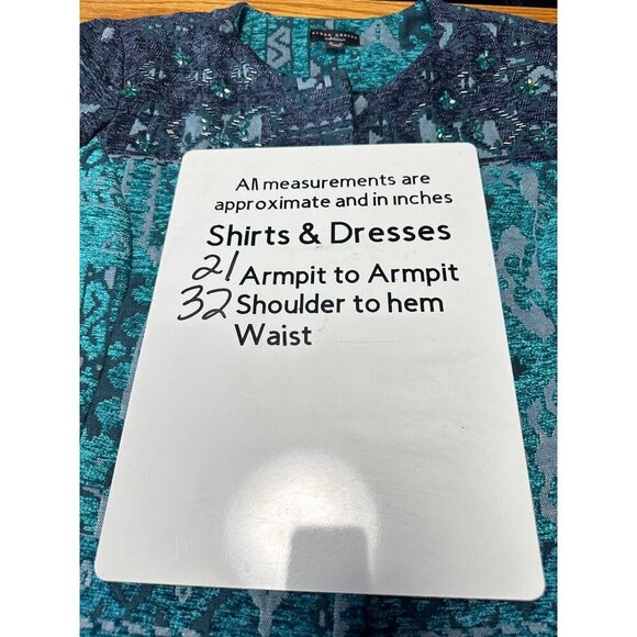 SUSAN GRAVER Artisan Embellished Snap Close Tapestry Jacket Size 6 - Picture 11 of 11